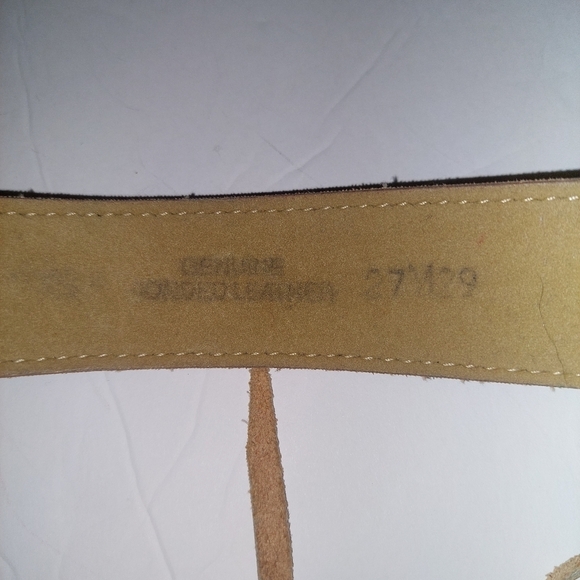 Womens Western Leather Belt with Leather Tassels that tie. SIZE 27/29 - Picture 5 of 8